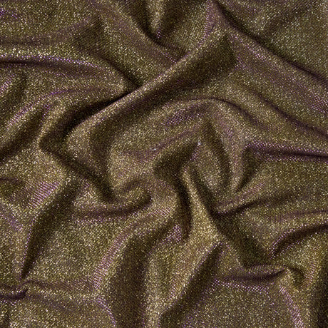 Two-Tone Galaxy Lame - Purple and Gold - Andromeda Collection
