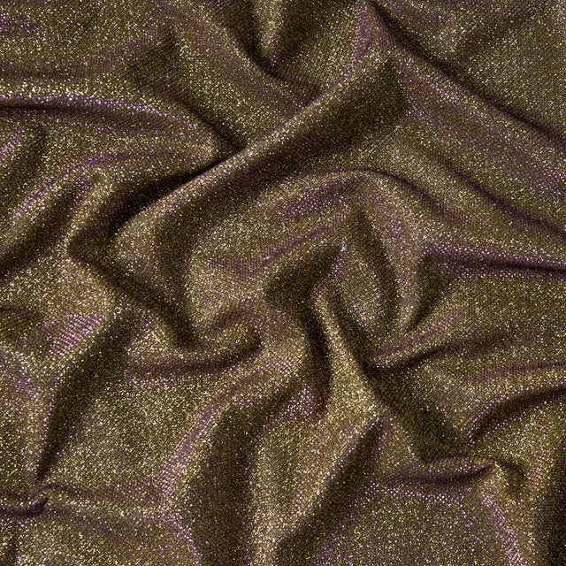 Two-Tone Galaxy Lame - Purple and Gold - Andromeda Collection