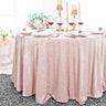 Premium Chenille Shimmer Metallic Velvet Round Tablecloth