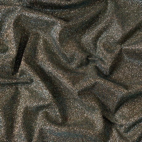 Two-Tone Galaxy Lame - Mermaid Green and Gold - Andromeda Collection