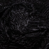 Woodgrain Faux Persian Lamb Fur - Black