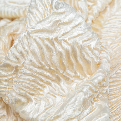 Woodgrain Faux Persian Lamb Fur - Sweet Corn