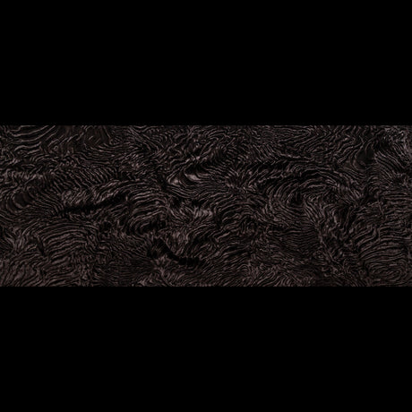 Woodgrain Faux Persian Lamb Fur - Brown