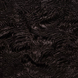 Woodgrain Faux Persian Lamb Fur - Brown