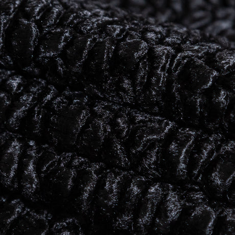 Faux Persian Lamb Fur - Black - Annette Collection