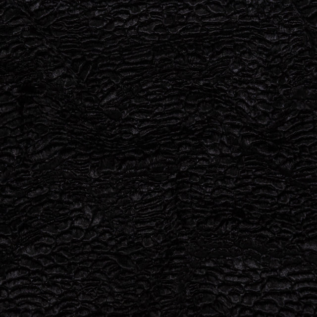 Faux Persian Lamb Fur - Black - Annette Collection