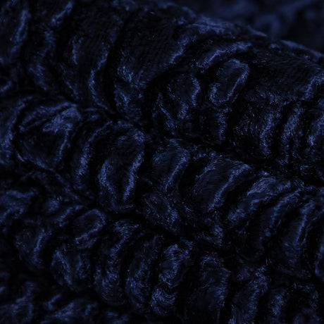 Faux Persian Lamb Fur - Dark Navy - Annette Collection