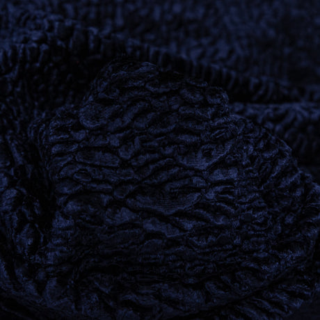 Faux Persian Lamb Fur - Dark Navy - Annette Collection