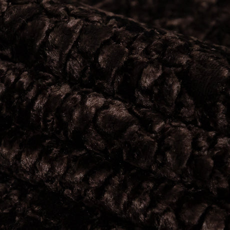 Faux Persian Lamb Fur - Brown - Annette Collection