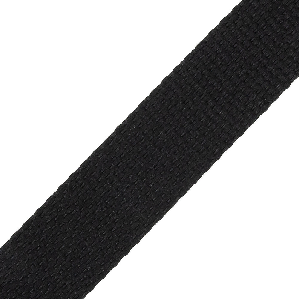 Italian Black 1.10 mm Gauge Webbing - 0.875"