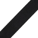 Italian Black 1.10 mm Gauge Webbing - 0.875"