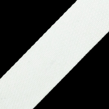 Italian White 1.05 mm Gauge Webbing - 1.125"