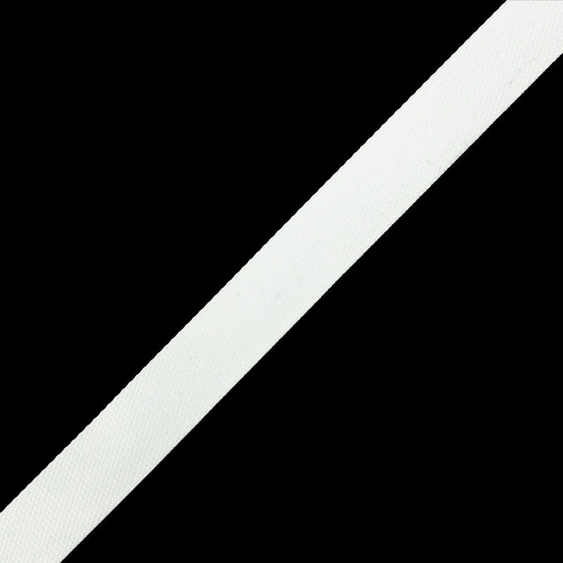 Italian White 1.05 mm Gauge Webbing - 1.125"