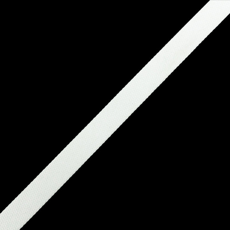 Italian White 1.10 mm Gauge Webbing - 0.875"
