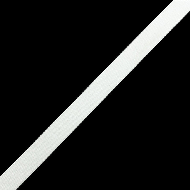 Italian White 1.10 mm Gauge Webbing - 0.875"