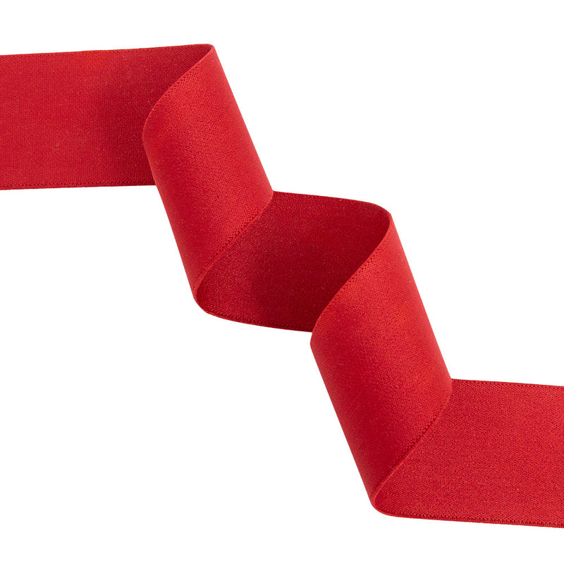 Italian Red Elastic Trim - 1.5"