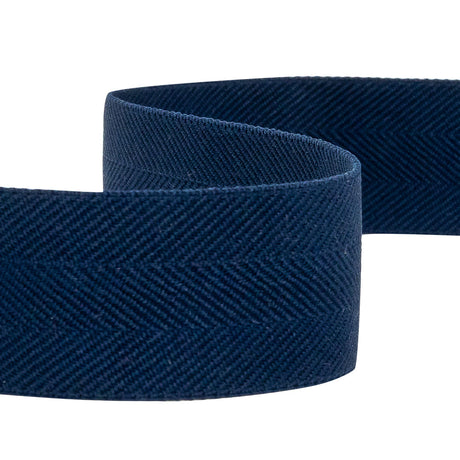 Italian Navy Stretch Twill Tape - 1"