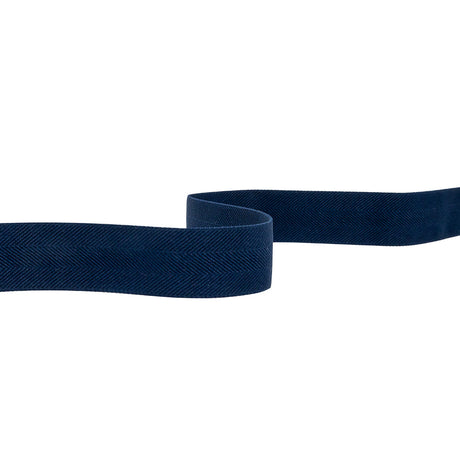 Italian Navy Stretch Twill Tape - 1"