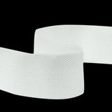 Italian White Stretch Twill Tape - 1"