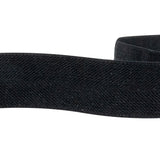 Italian Black Stretch Twill Tape - 1"