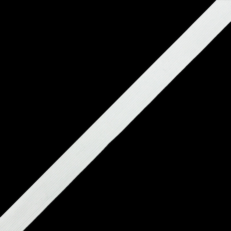 Italian White 0.62 mm Gauge Webbing - 0.9375"