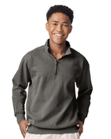 Comfort Colors® Garment-Dyed Quarter Zip Sweatshirt