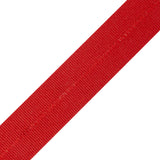 Italian Red Foldover Grosgrain Ribbon - 0.8125"