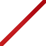 Italian Red Foldover Grosgrain Ribbon - 0.8125"
