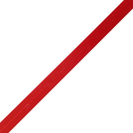 Italian Red Foldover Grosgrain Ribbon - 0.8125"