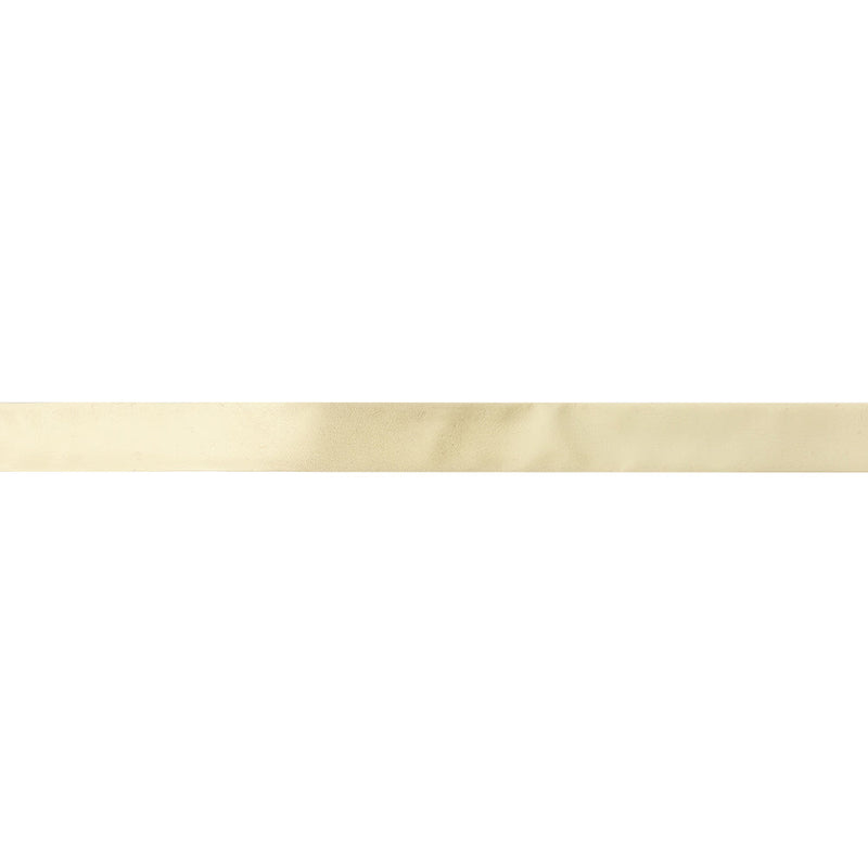 Italian Bleached Sand Faux Leather Foldover Bias Tape - 0.625"