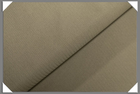 Tan Vegan Herringbone Polyester Fabric - Herringbone, Tan, 60" Width