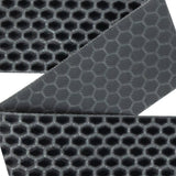 Italian Gray Honeycomb Velvet Burnout Trim - 1.4375"