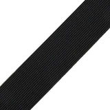Italian Black 0.62 mm Gauge Webbing - 0.9375"