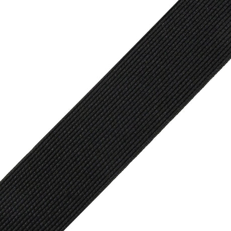 Italian Black 0.62 mm Gauge Webbing - 0.9375"