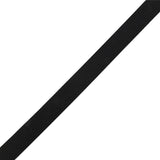 Italian Black 0.62 mm Gauge Webbing - 0.9375"