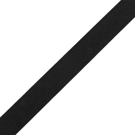 Italian Black 0.63 mm Gauge Webbing - 1.375"