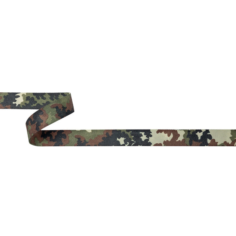 Italian Camouflage Grosgrain Ribbon - 0.625"