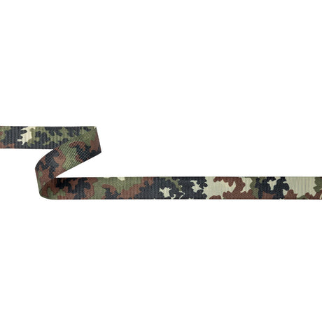 Italian Camouflage Grosgrain Ribbon - 0.625"