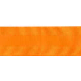 Italian Neon Orange Petersham Grosgrain Ribbon with Silicone Stripe - 1"