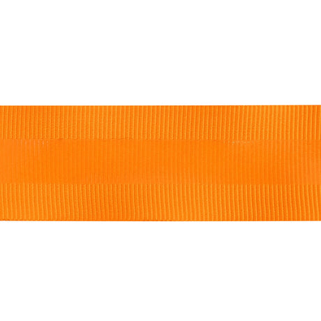 Italian Neon Orange Petersham Grosgrain Ribbon with Silicone Stripe - 1"