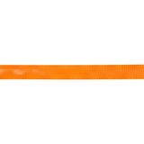 Italian Neon Orange Petersham Grosgrain Ribbon with Silicone Stripe - 1"