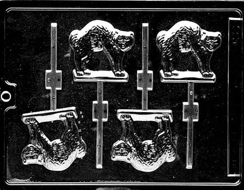 Cat Lolly Chocolate Mold - LPH022