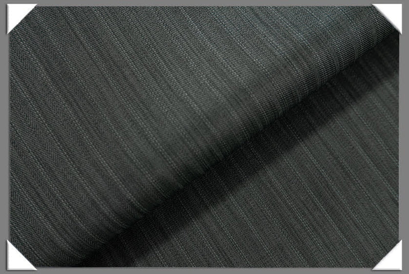 Grey Vegan Shadow Stripe Polyester Fabric - Shadow Stripe, Grey, 60" Width