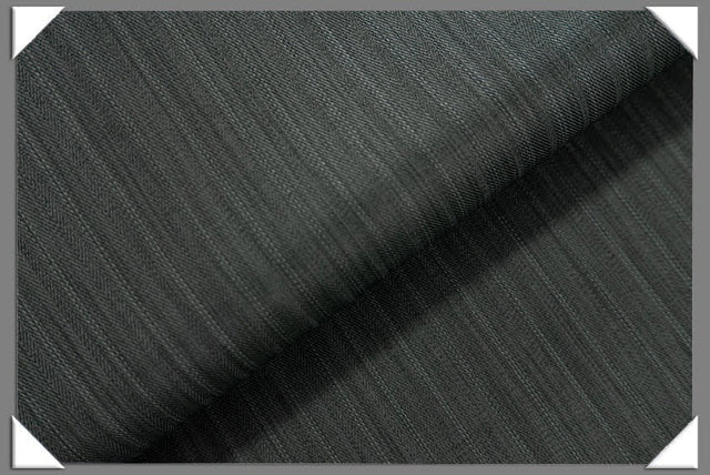 Grey Vegan Shadow Stripe Polyester Fabric - Shadow Stripe, Grey, 60" Width