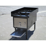 Double Burner Stock Pot Range Natrual Gas, Used Excellent Condition