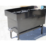 Double Burner Stock Pot Range Natrual Gas, Used Excellent Condition