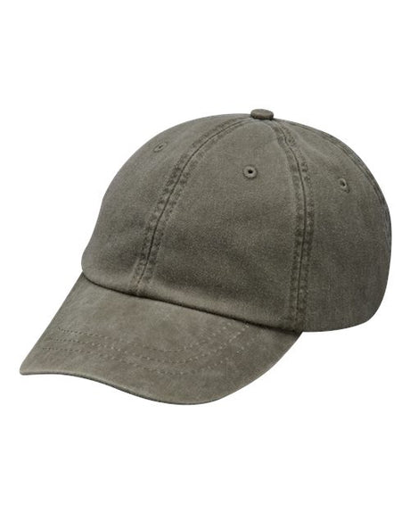 Adams Headwear Optimum Pigment Dyed Dad Hat Vintage Cotton Baseball Cap