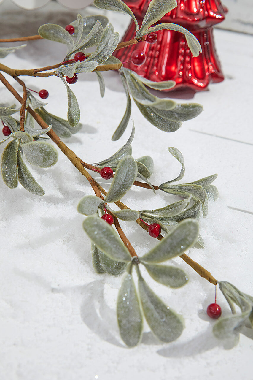 29” Boxwood Berry Spray - Red & Green