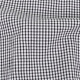 Organic Cotton Seersucker - Black Gingham - Olinda Collection