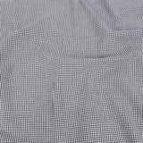Organic Cotton Seersucker - Black Gingham - Olinda Collection